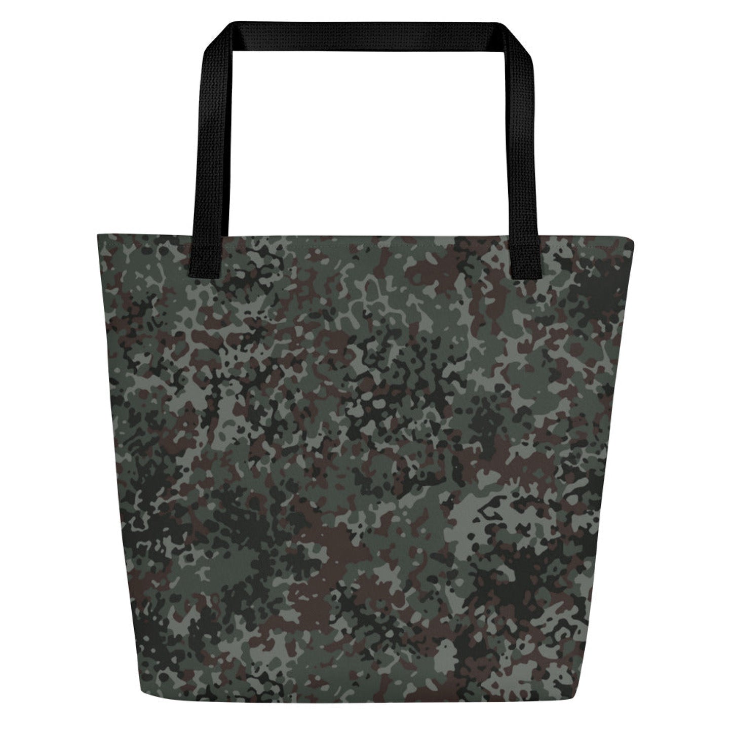 German Flecktarn Night Ops CAMO Large Tote Bag