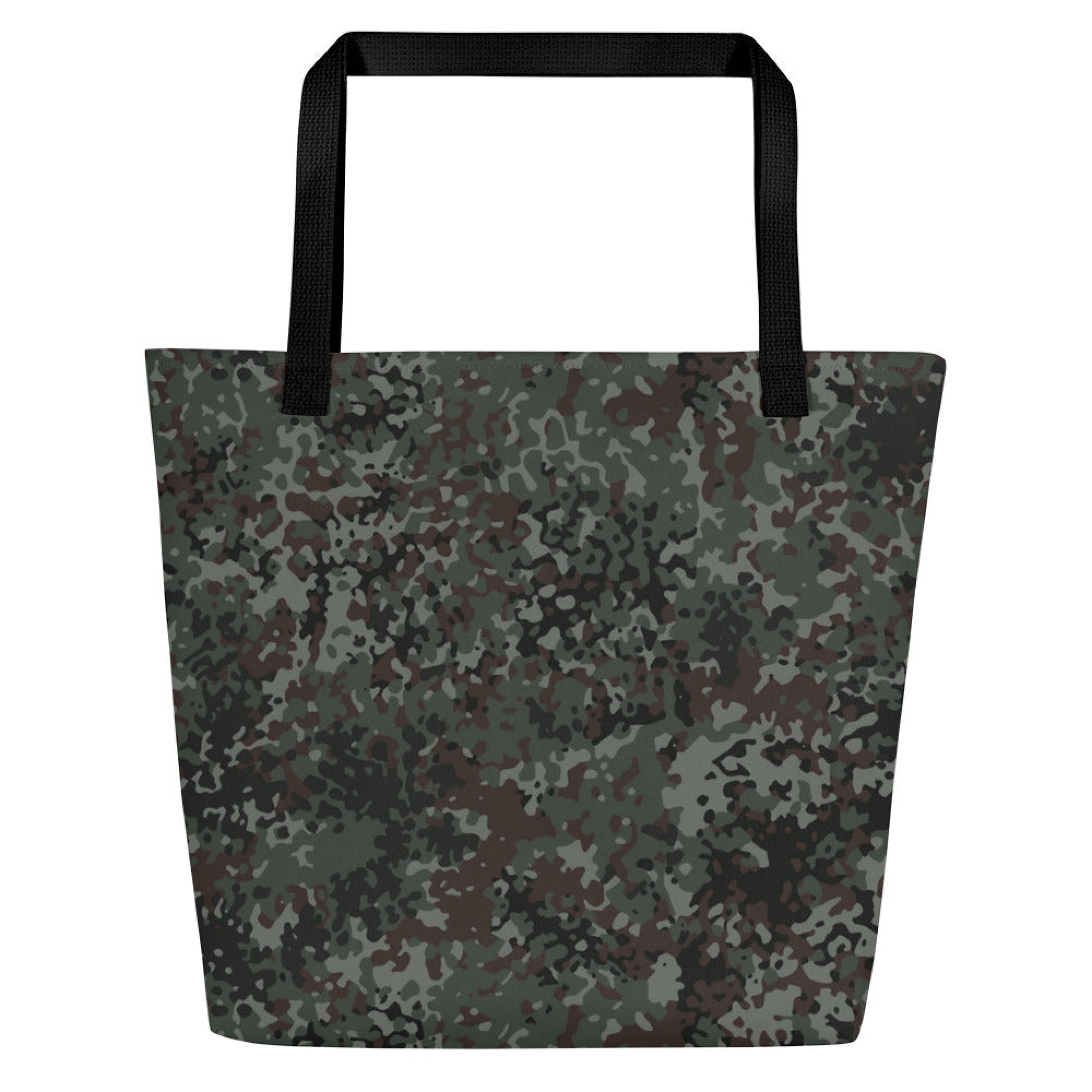 German Flecktarn Night Ops CAMO Large Tote Bag