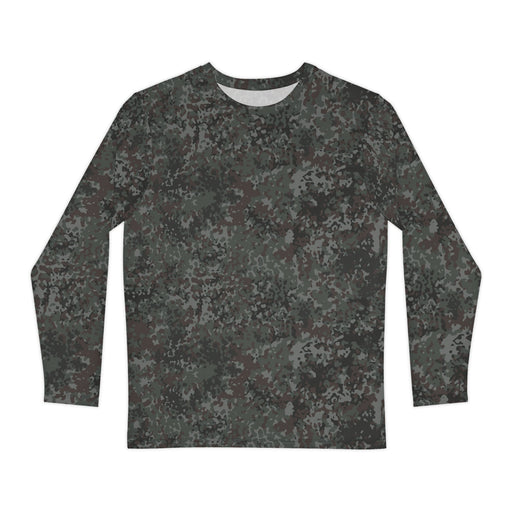 Flecktarn Bundeswehr Night Ops CAMO Unisex Long-Sleeve Shirt - XS