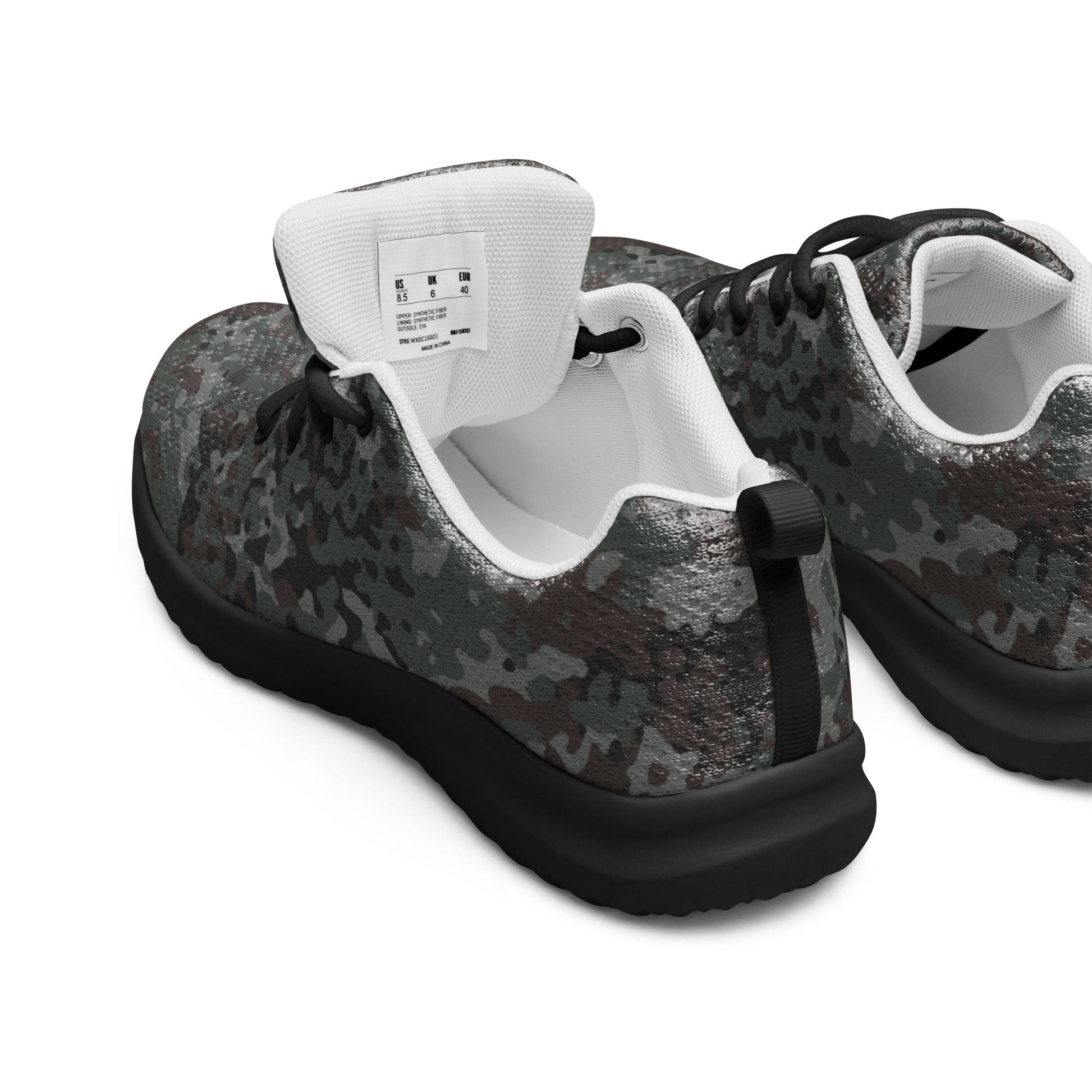 German Flecktarn Night Ops CAMO Mens Athletic Shoes