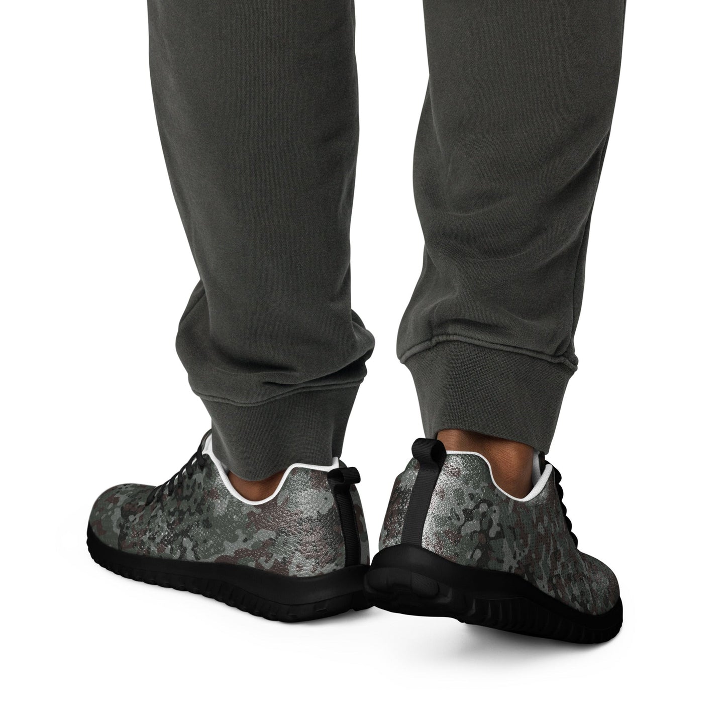 German Flecktarn Night Ops CAMO Mens Athletic Shoes