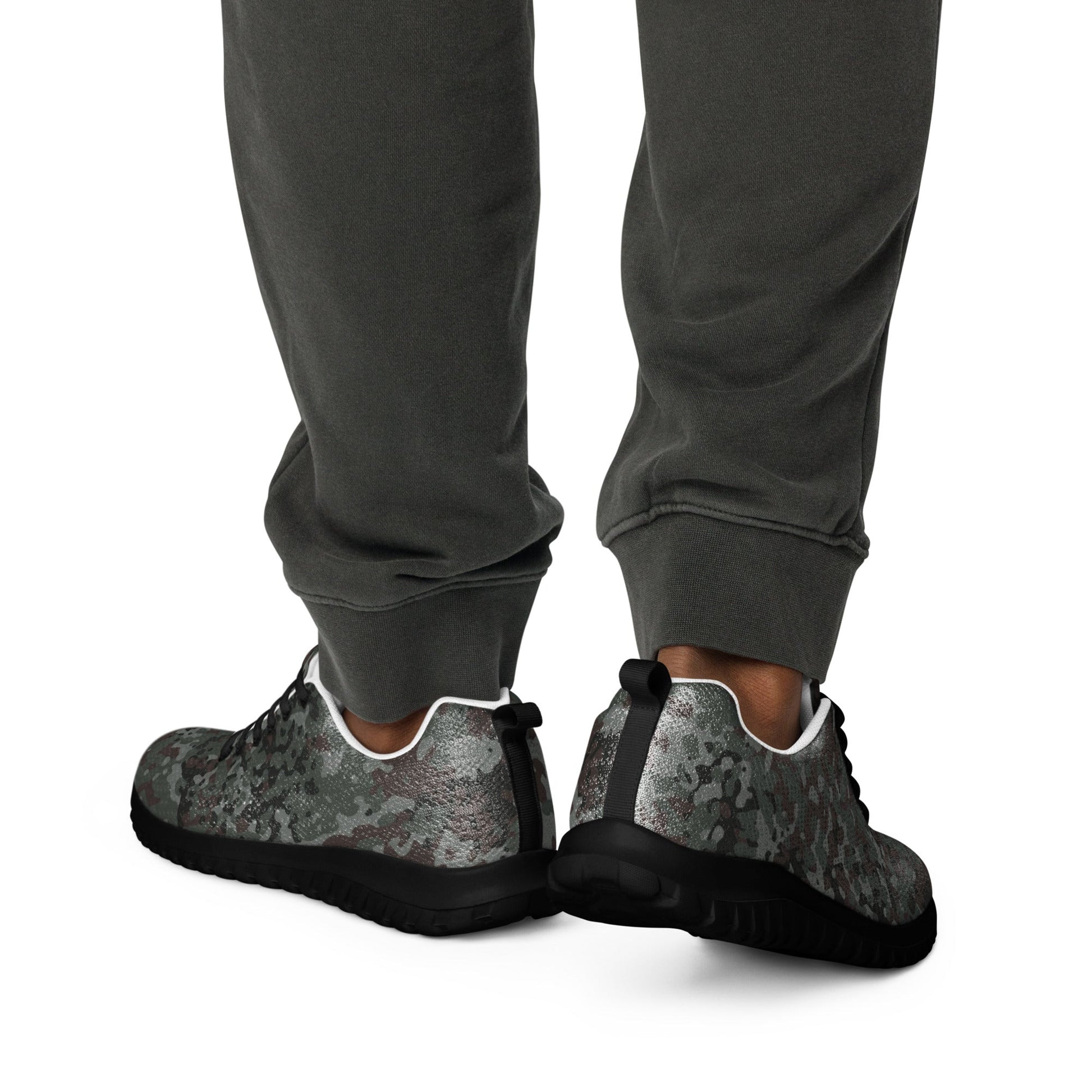 German Flecktarn Night Ops CAMO Mens Athletic Shoes