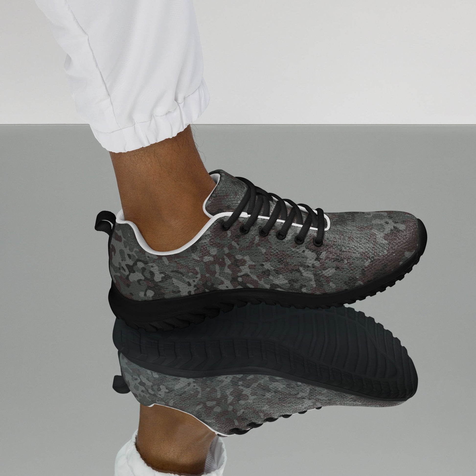 German Flecktarn Night Ops CAMO Mens Athletic Shoes