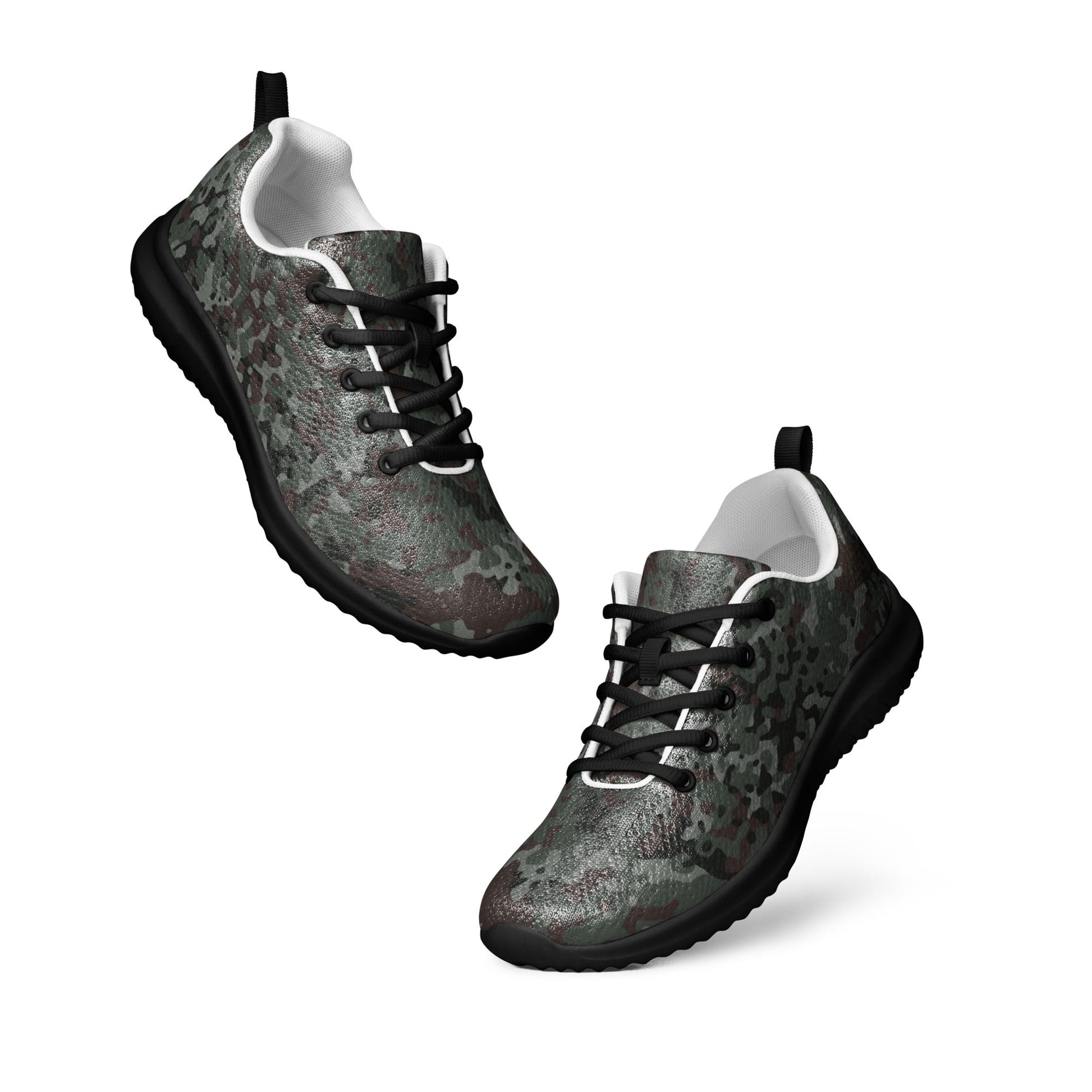 German Flecktarn Night Ops CAMO Mens Athletic Shoes