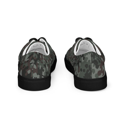 German Flecktarn Night Ops CAMO Mens Lace-Up Canvas Shoes - Lace-up