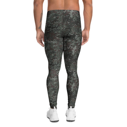 German Flecktarn Night Ops CAMO Mens Leggings