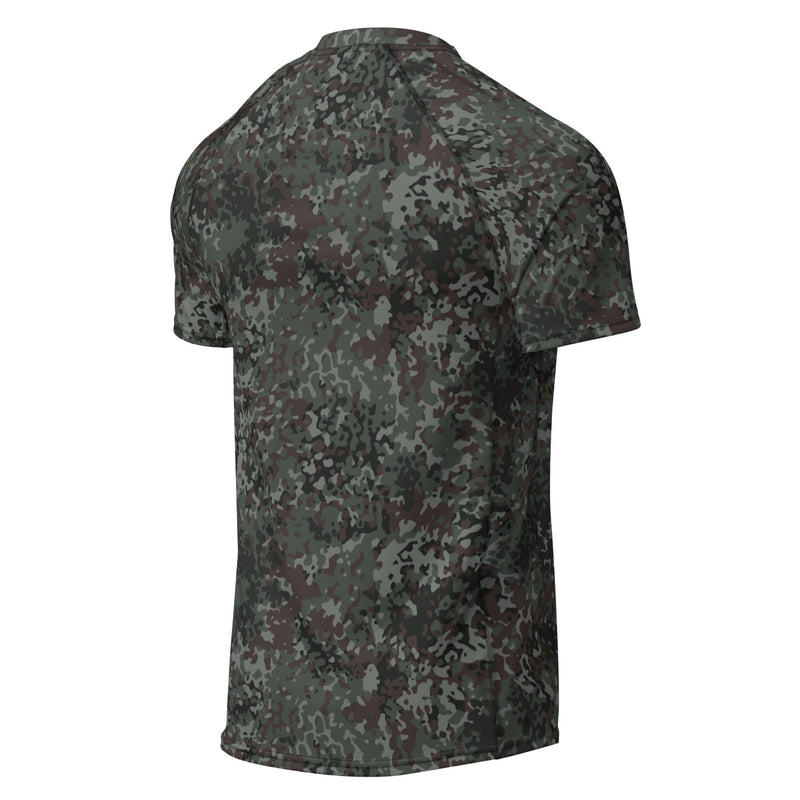 Flecktarn Bundeswehr Night Ops CAMO Mens Short-Sleeve Rash Guard - SS