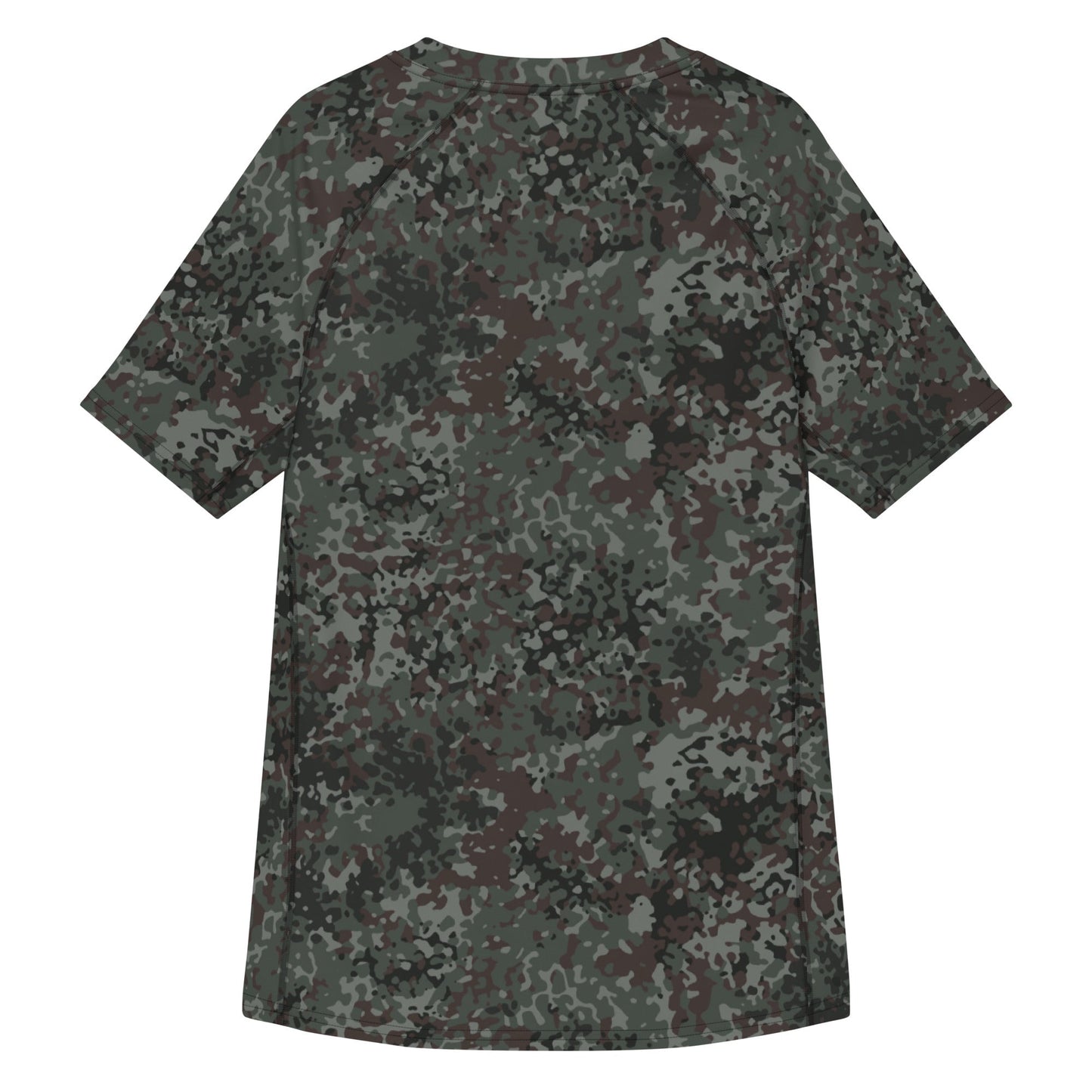 German Flecktarn Night Ops CAMO Mens Short-Sleeve Rash Guard
