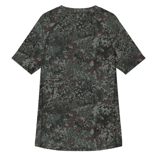 German Flecktarn Night Ops CAMO Mens Short-Sleeve Rash Guard