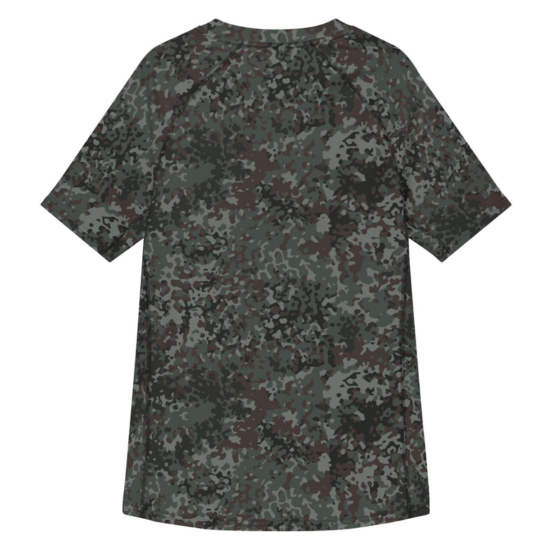 Flecktarn Bundeswehr Night Ops CAMO Mens Short-Sleeve Rash Guard - SS