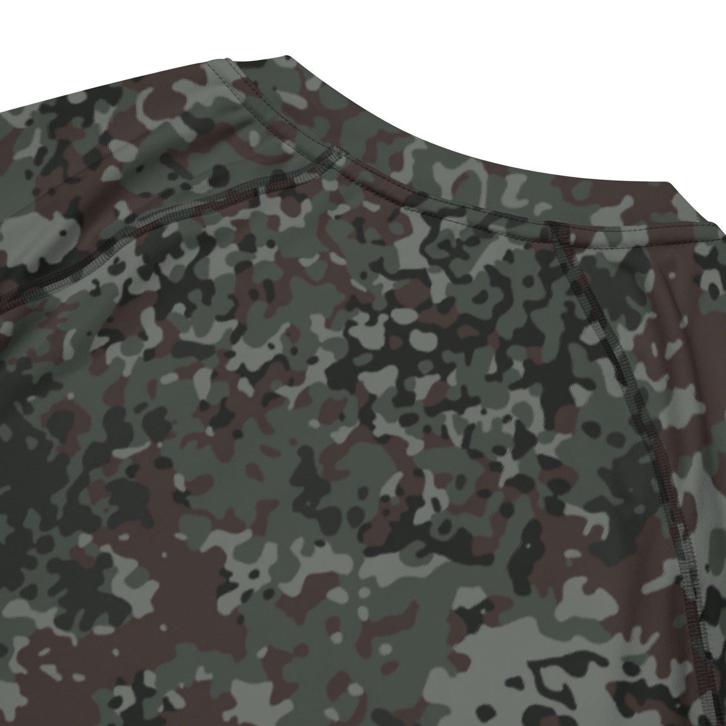 German Flecktarn Night Ops CAMO Mens Short-Sleeve Rash Guard