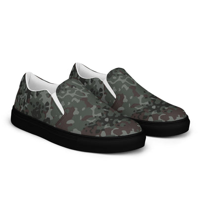 German Flecktarn Night Ops CAMO Mens Slip-On Canvas Shoes