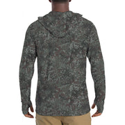 Flecktarn Bundeswehr Night Ops CAMO Mens Sunscreen Sports Hoodie With Thumb Holes
