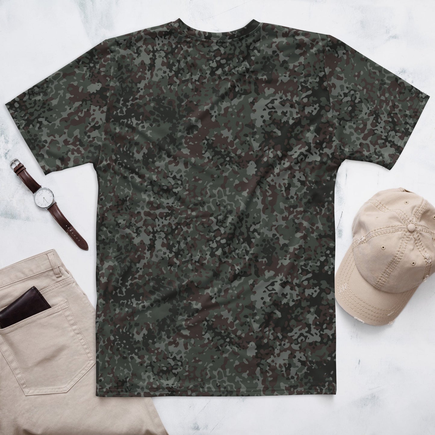German Flecktarn Night Ops CAMO Mens T-Shirt