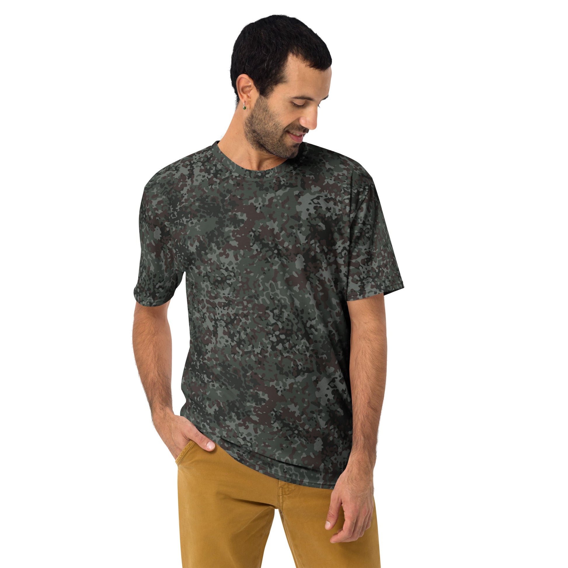 German Flecktarn Night Ops CAMO Mens T-Shirt