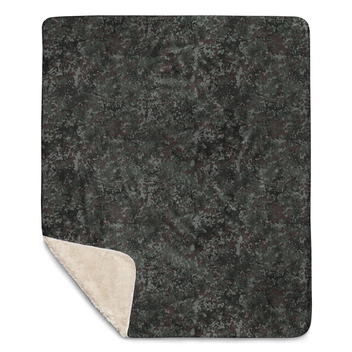 German Flecktarn Night Ops CAMO Sherpa Blanket