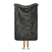 Flecktarn Bundeswehr Night Ops CAMO Sherpa Blanket - 37″×57″