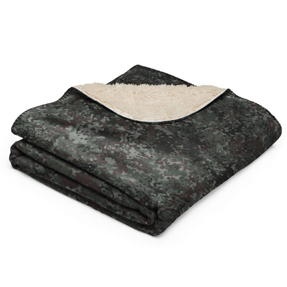 German Flecktarn Night Ops CAMO Sherpa Blanket