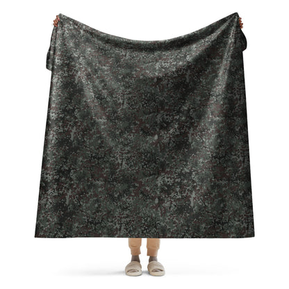 German Flecktarn Night Ops CAMO Sherpa Blanket - 60″×80″