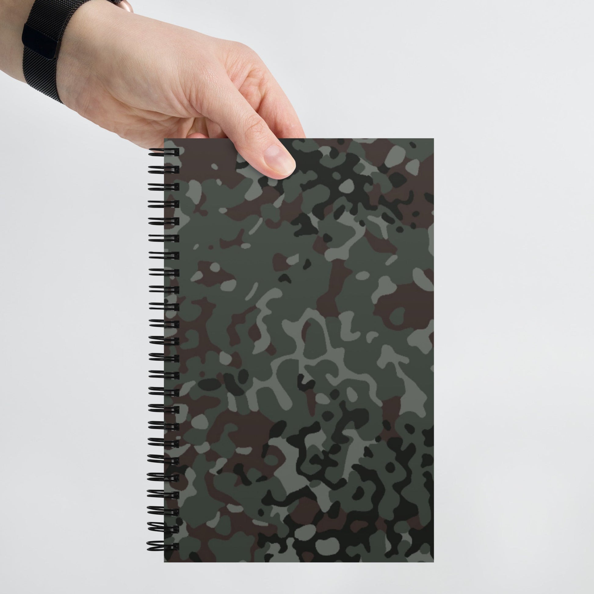 German Flecktarn Night Ops CAMO Spiral Notebook