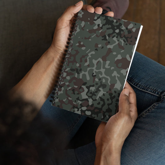 German Flecktarn Night Ops CAMO Spiral Notebook