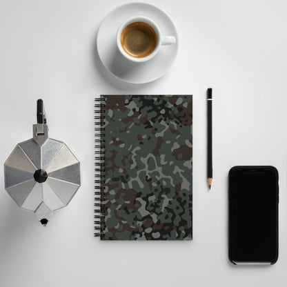 German Flecktarn Night Ops CAMO Spiral Notebook
