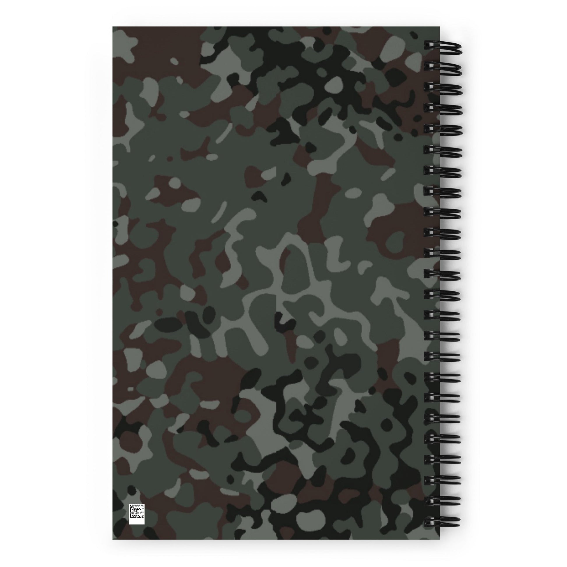 German Flecktarn Night Ops CAMO Spiral Notebook