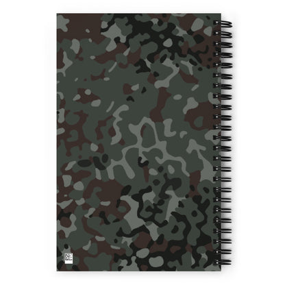 German Flecktarn Night Ops CAMO Spiral Notebook