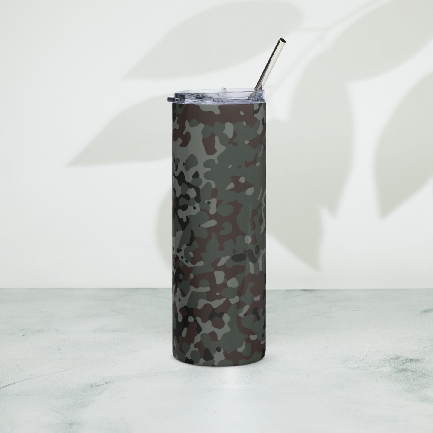 German Flecktarn Night Ops CAMO Stainless Steel Tumbler
