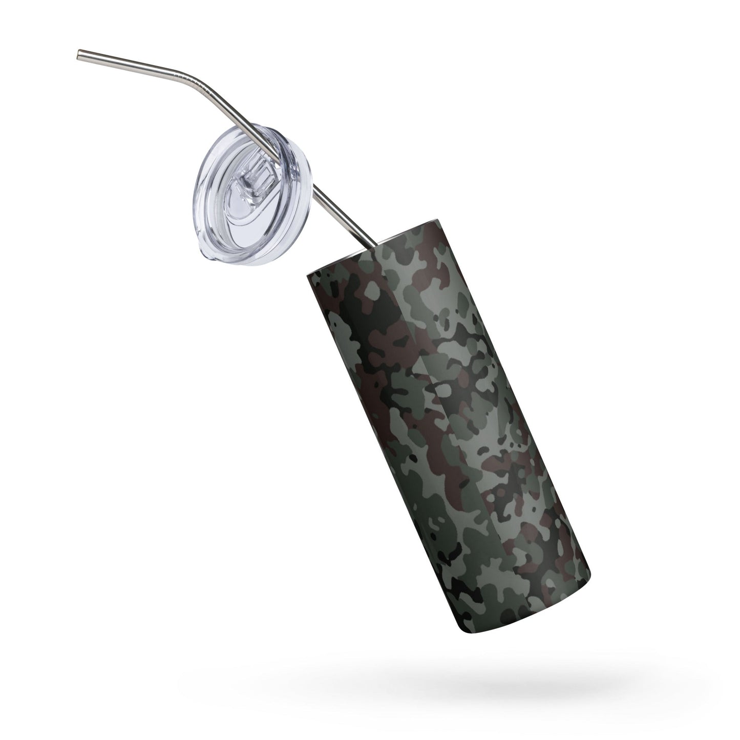 German Flecktarn Night Ops CAMO Stainless Steel Tumbler