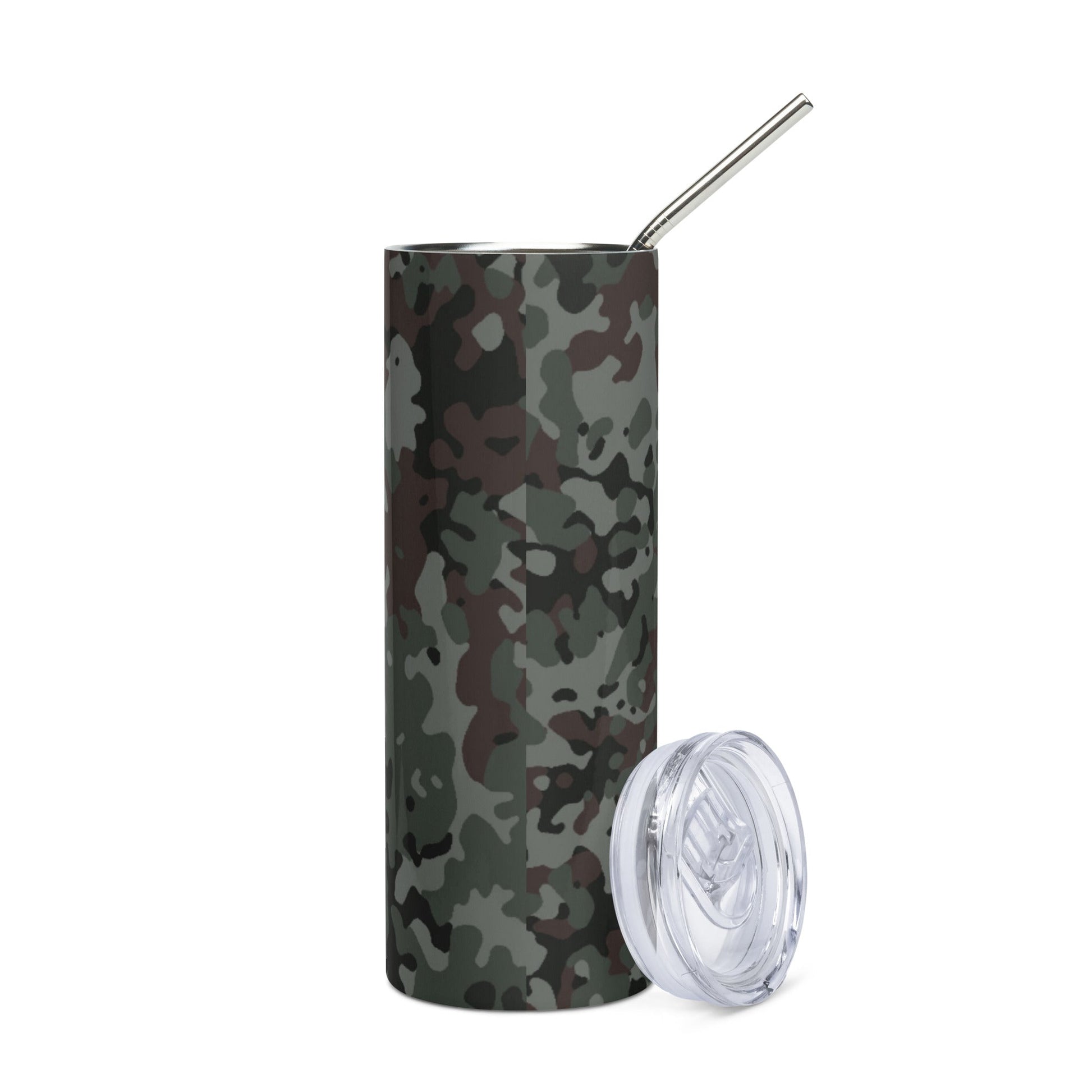 German Flecktarn Night Ops CAMO Stainless Steel Tumbler
