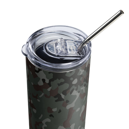 German Flecktarn Night Ops CAMO Stainless Steel Tumbler