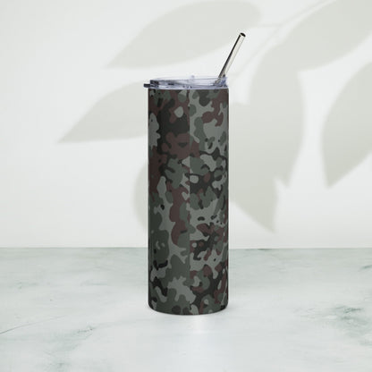 German Flecktarn Night Ops CAMO Stainless Steel Tumbler