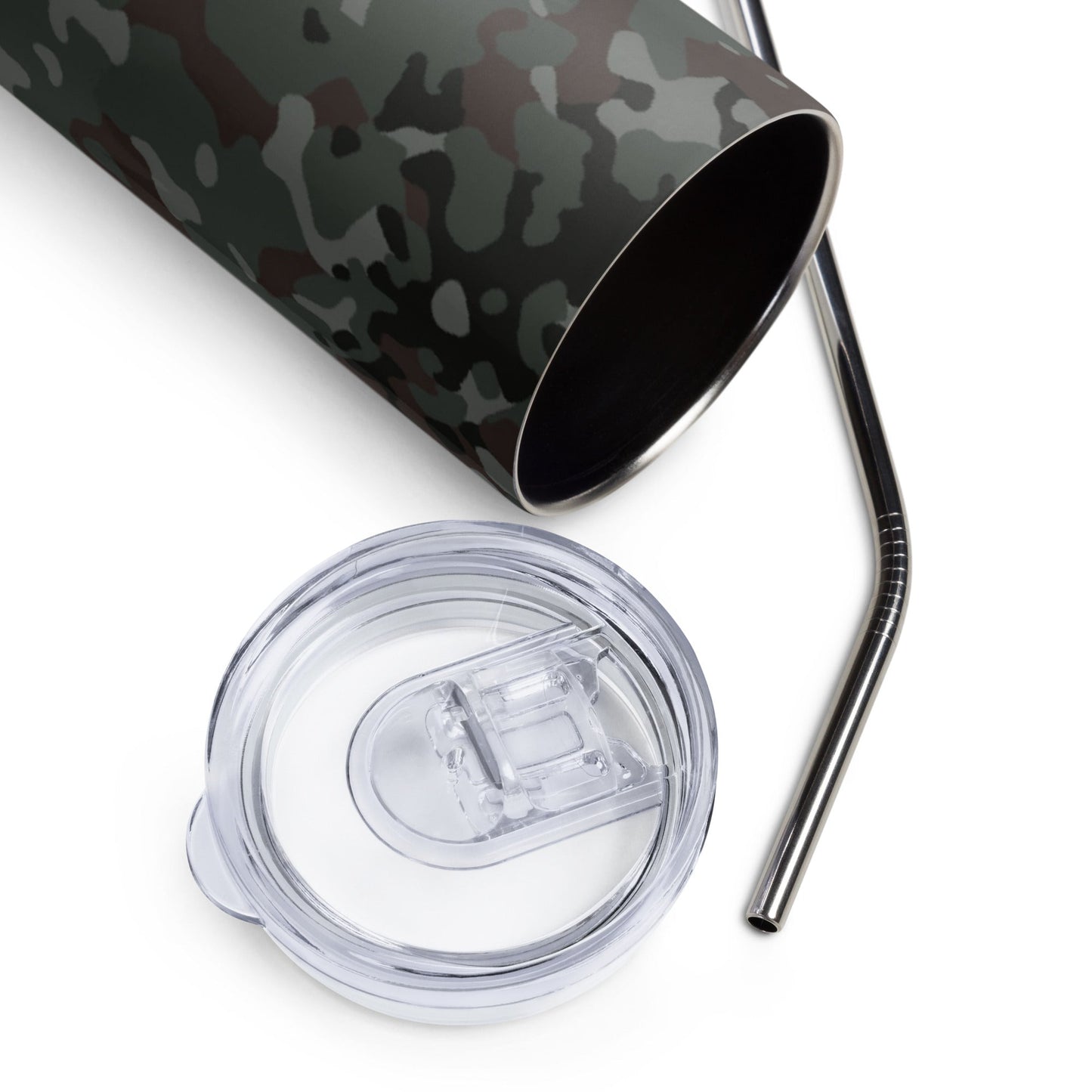 German Flecktarn Night Ops CAMO Stainless Steel Tumbler