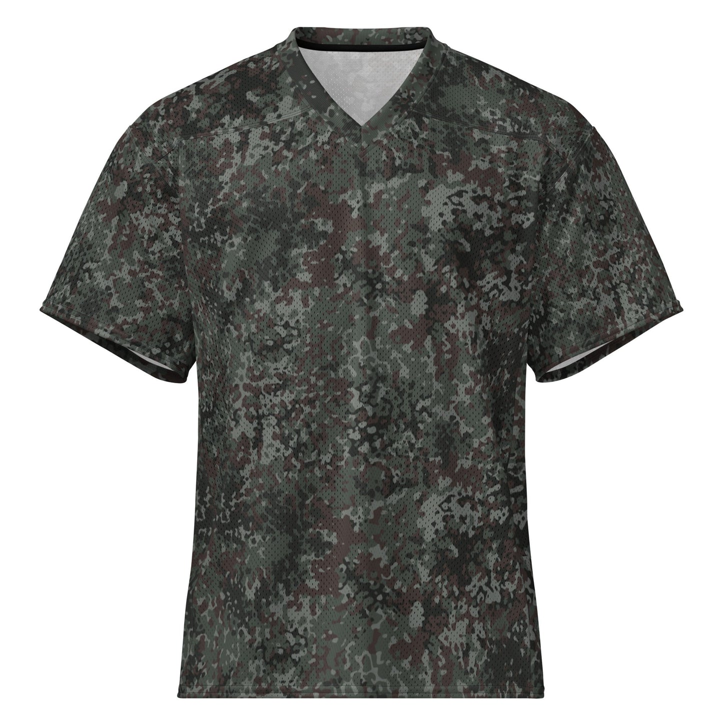 German Flecktarn Night Ops CAMO Unisex American Football Jersey - 2XS