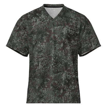 German Flecktarn Night Ops CAMO Unisex American Football Jersey - 2XS