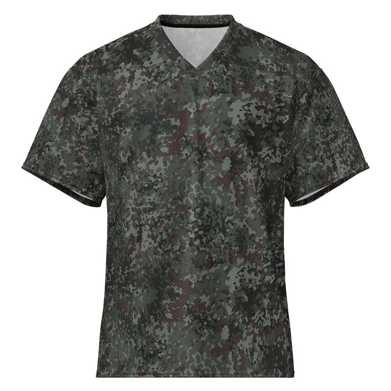 Flecktarn Bundeswehr Night Ops CAMO Unisex American Football Jersey - 2XS