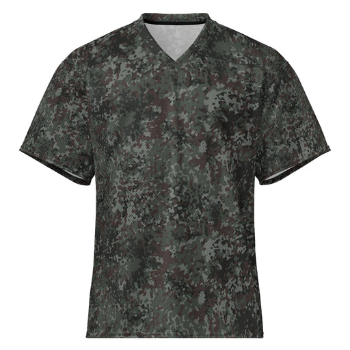 Flecktarn Bundeswehr Night Ops CAMO Unisex American Football Jersey - 2XS