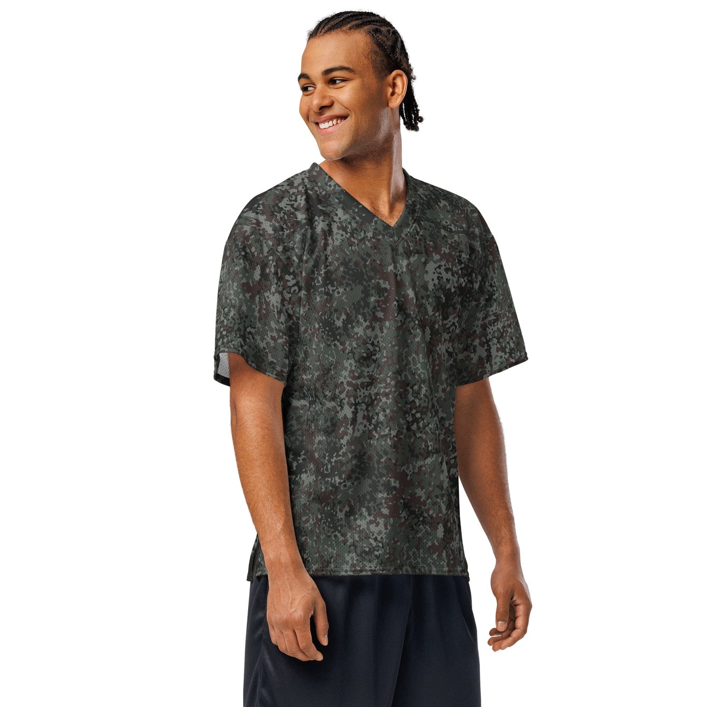 German Flecktarn Night Ops CAMO Unisex American Football Jersey