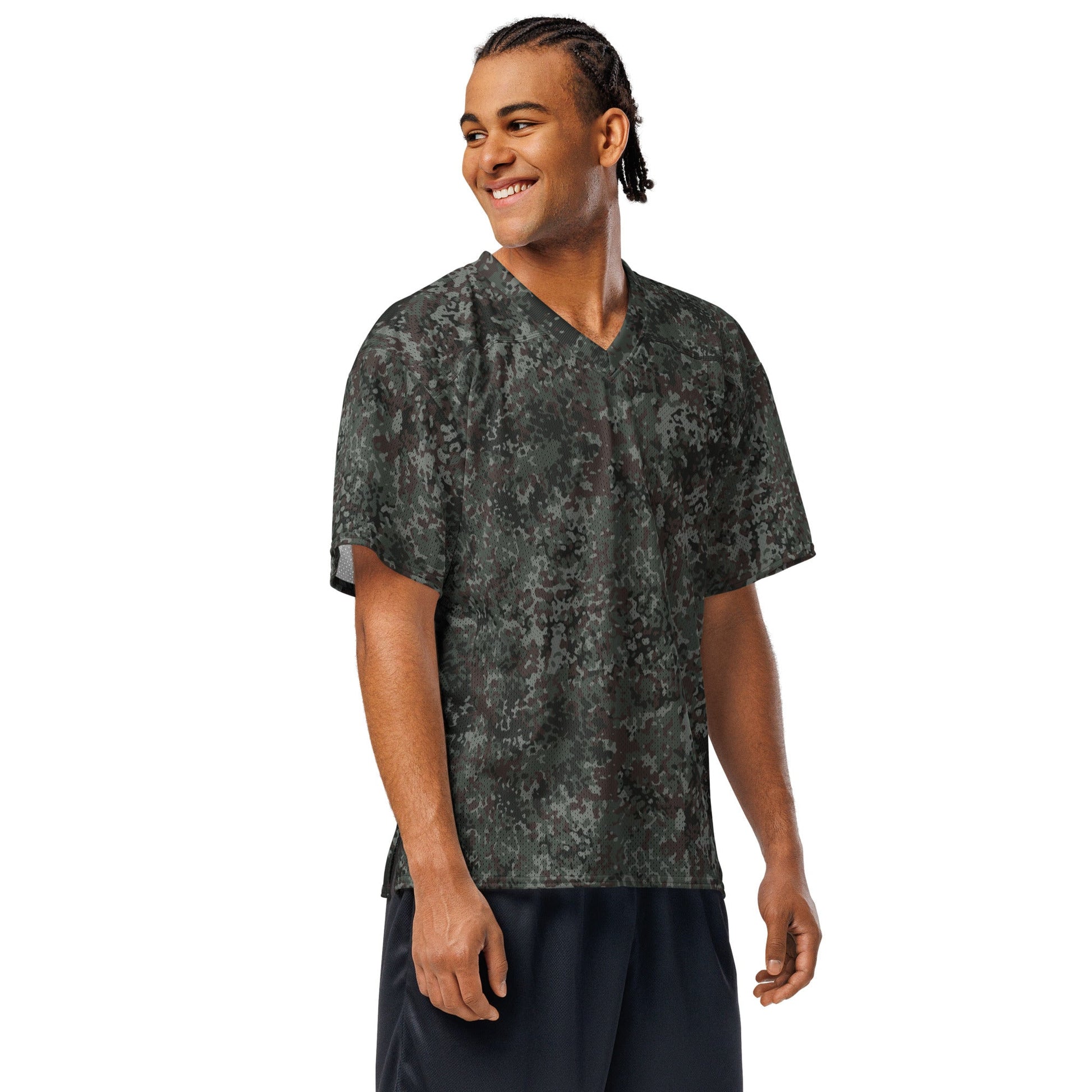 German Flecktarn Night Ops CAMO Unisex American Football Jersey
