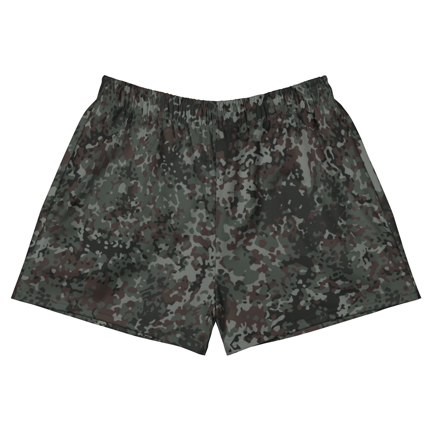 German Flecktarn Night Ops CAMO Unisex Athletic Shorts