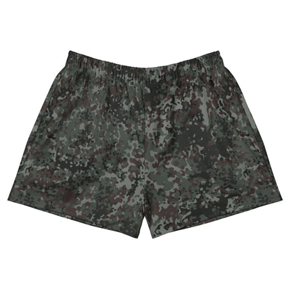 German Flecktarn Night Ops CAMO Unisex Athletic Shorts