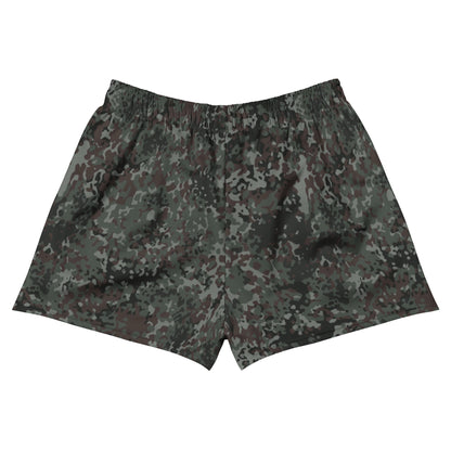 German Flecktarn Night Ops CAMO Unisex Athletic Shorts