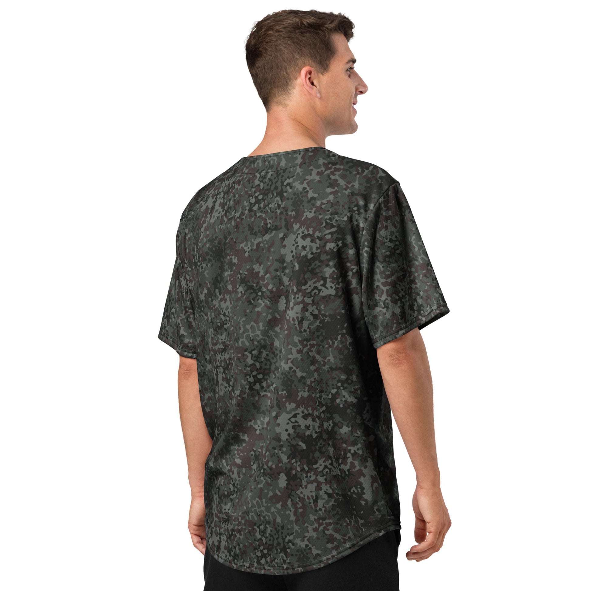 German Flecktarn Night Ops CAMO Unisex Baseball Jersey