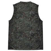 Flecktarn Bundeswehr Night Ops CAMO Unisex Basketball Jersey