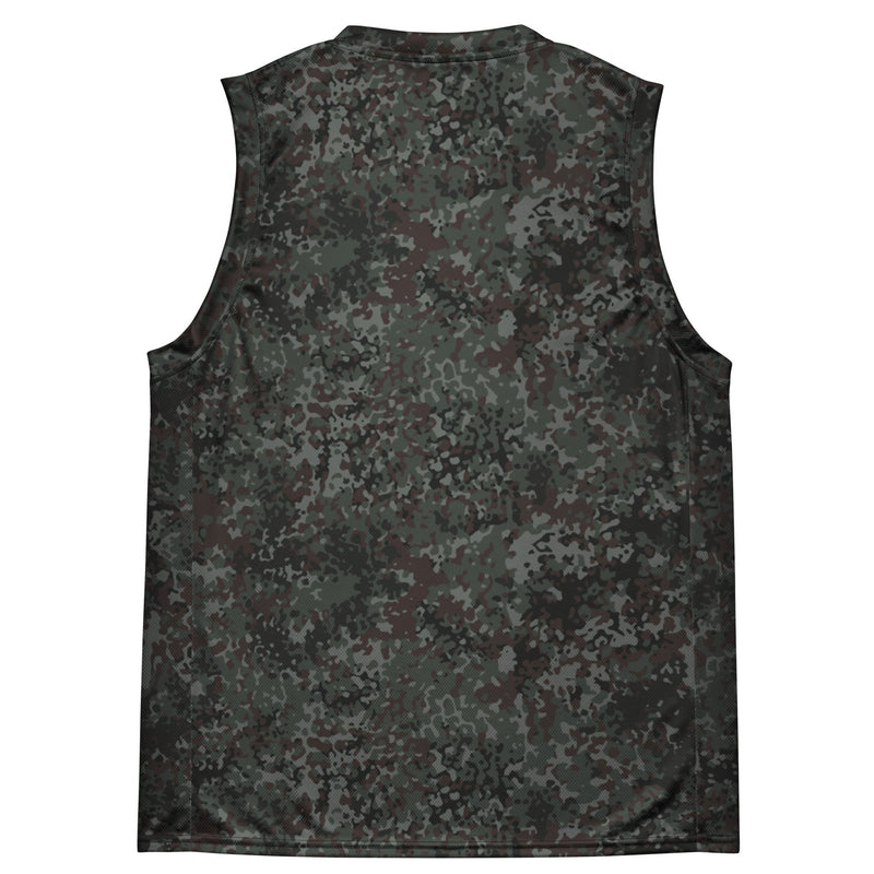 Flecktarn Bundeswehr Night Ops CAMO Unisex Basketball Jersey