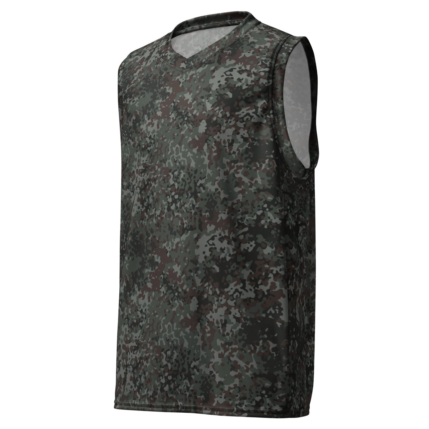 German Flecktarn Night Ops CAMO Unisex Basketball Jersey