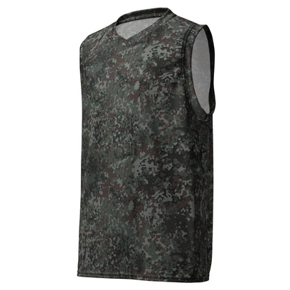 German Flecktarn Night Ops CAMO Unisex Basketball Jersey