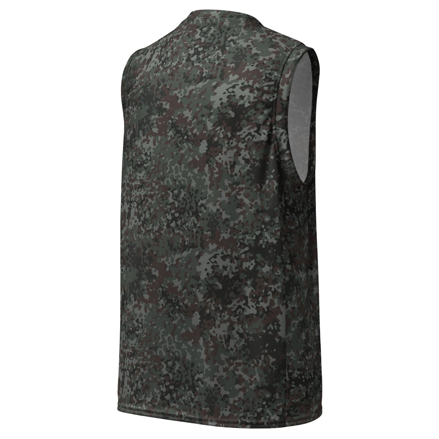 German Flecktarn Night Ops CAMO Unisex Basketball Jersey