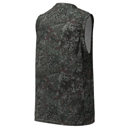 German Flecktarn Night Ops CAMO Unisex Basketball Jersey